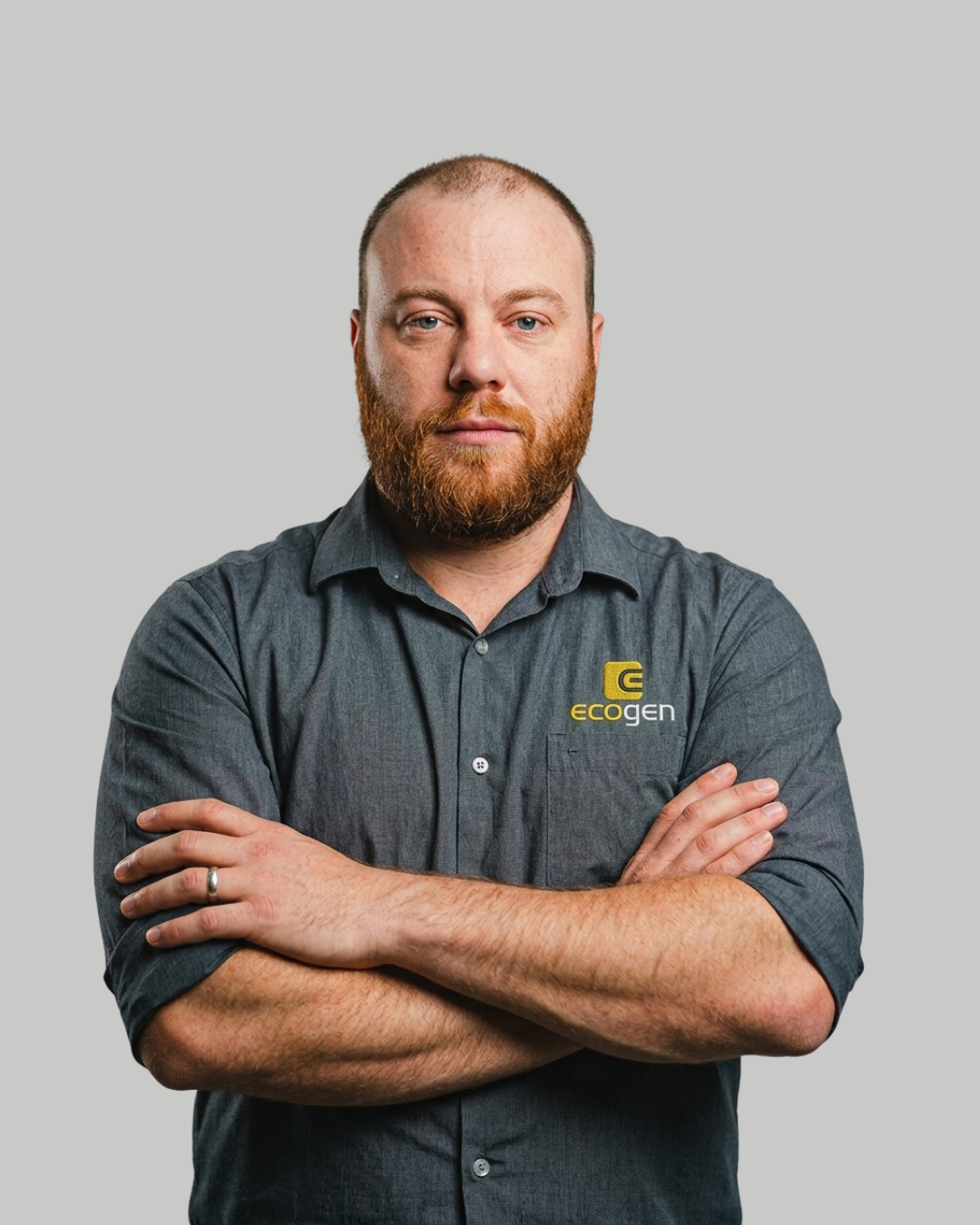 Professional working on a managed cloud project.